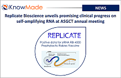 Featured image of the post Replicate Bioscience unveils promising clinical progress on self-amplifying RNA at ASGCT annual meeting.
