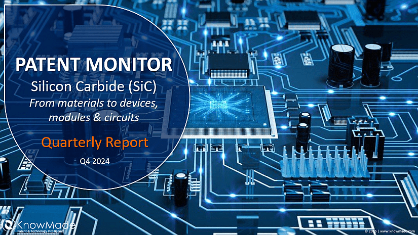 Cover of this Q4 2024 issue of our SiC patent monitor.