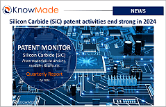 Featured image of the article Silicon Carbide (SiC) patent activities end strong in 2024.